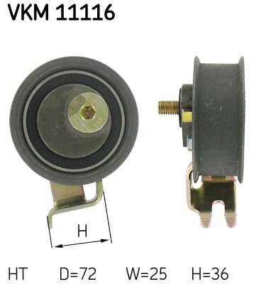 Rola intinzator,curea distributie VKM 11116 SKF